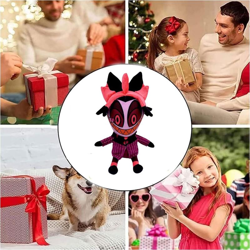 Brinquedo de pelúcia Oiytrmcg Hazbin Hotel Alastor 28cm para